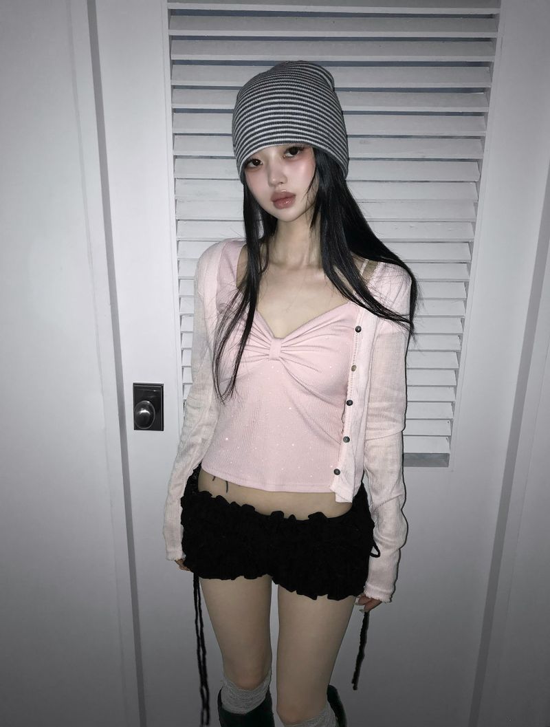 shushu shirring shorts(2 color)