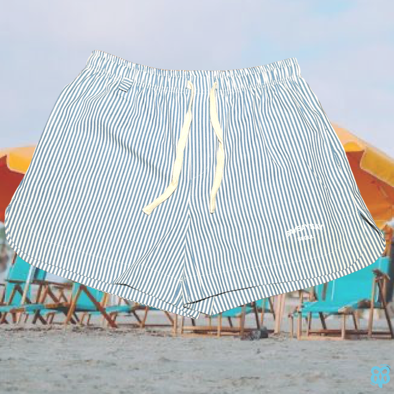 SAYSAYSAY（セイセイセイ）の「Blue stripe Boxer Shorts（Pants）」