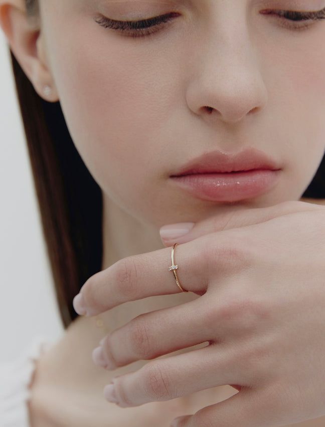 26SS★ Truly Essence 14K Merry Link Ring