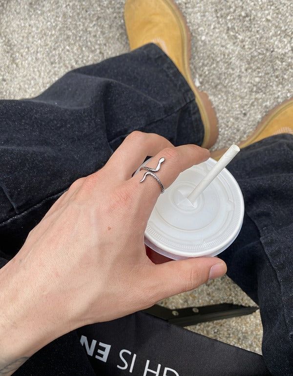 HOLY IN CODE（ホーリーインコード）の「No.9523 snake ring（Accessories）」