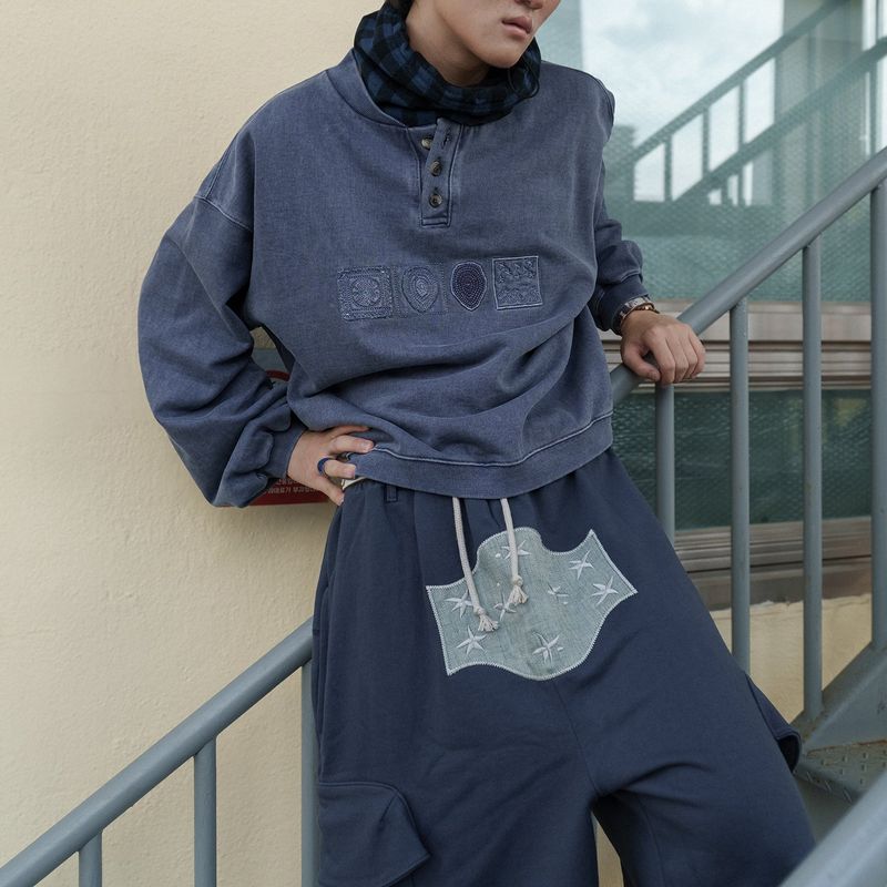 Champ bermuda sweatpants / Navy