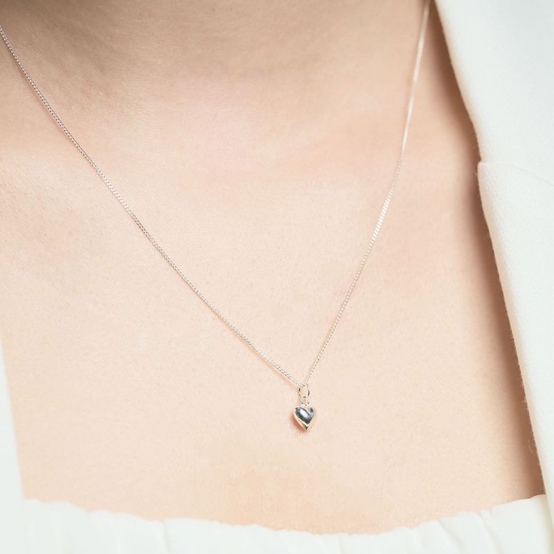 Minimal Heart Simbol Necklace (Silver925)