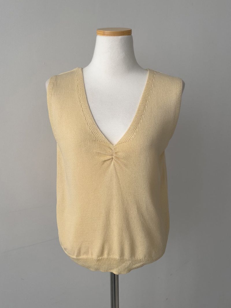 Volte V-Neck Knit Vest