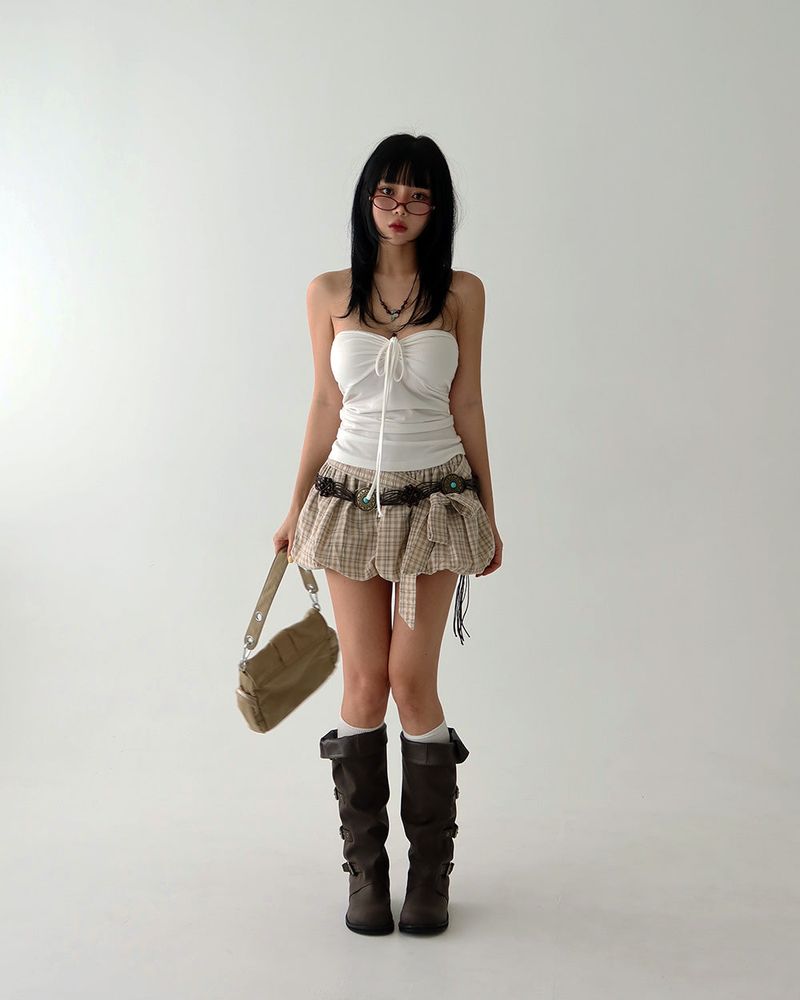 Cornish Shirring Ribbon Tube Top