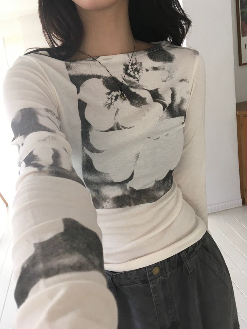 Flower Tattoo T-Shirt