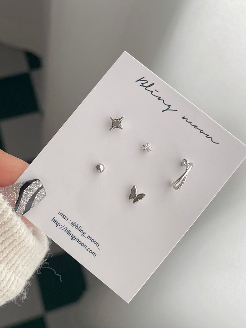 [5 set] simple mood piercing set