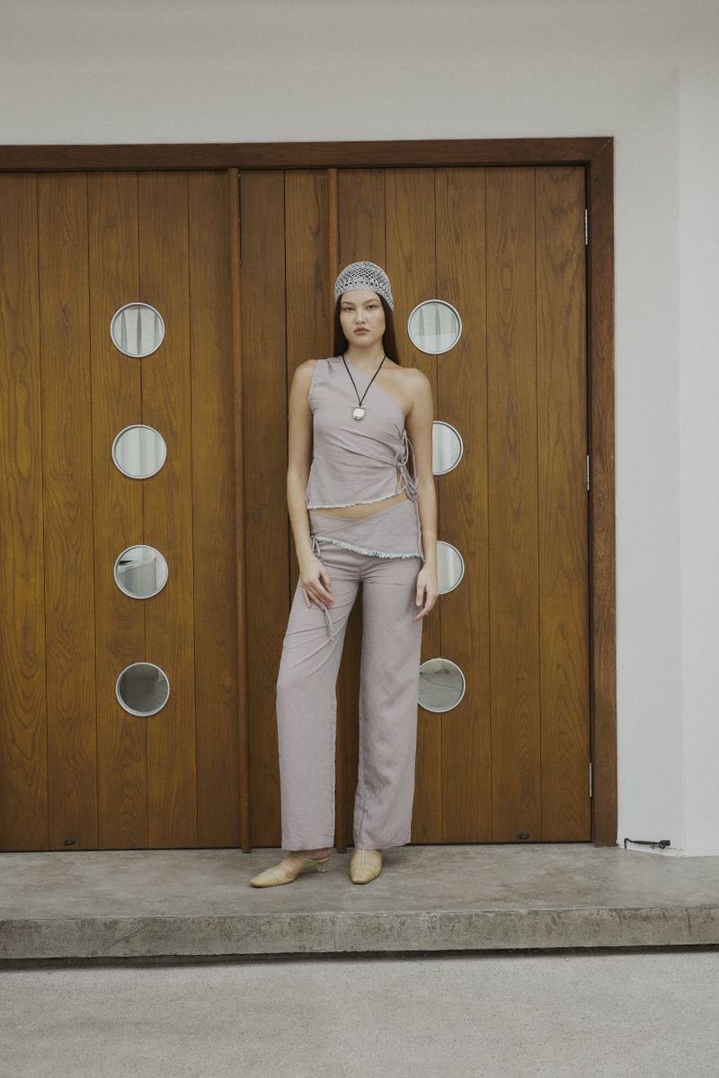 Lick and promise（リックアンドプロミス）の「WRAP BELT PANTS（Pants）」