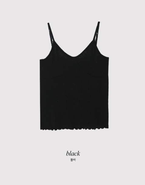 FL Eyelet Lace Layered Sleeveless (3color)