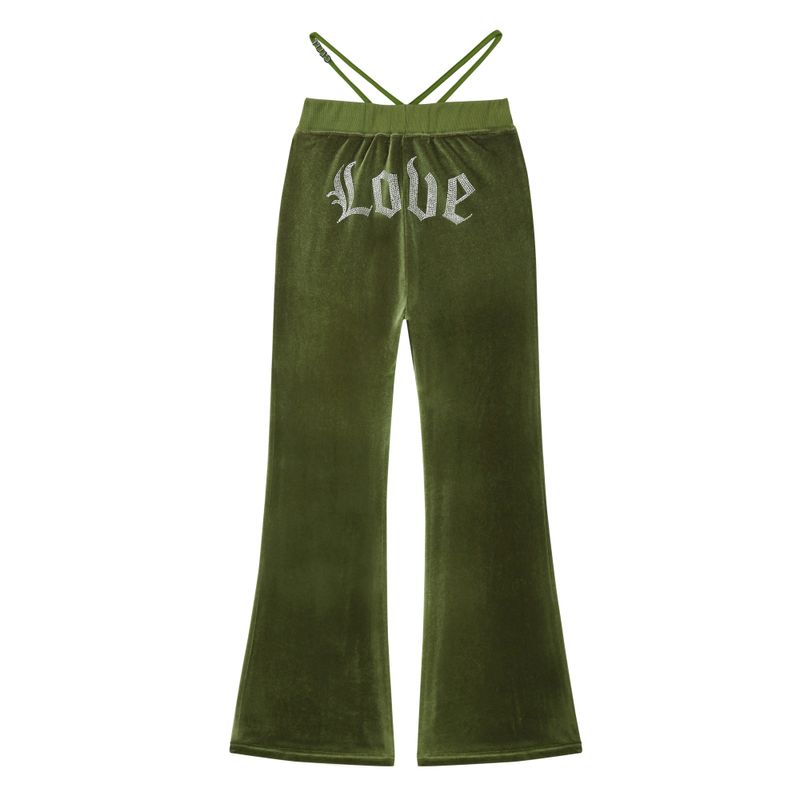 CLUT STUDIO(クラットスタジオ)の「0 3 LOVE Velvet string pants - KHAKI(Pants)」