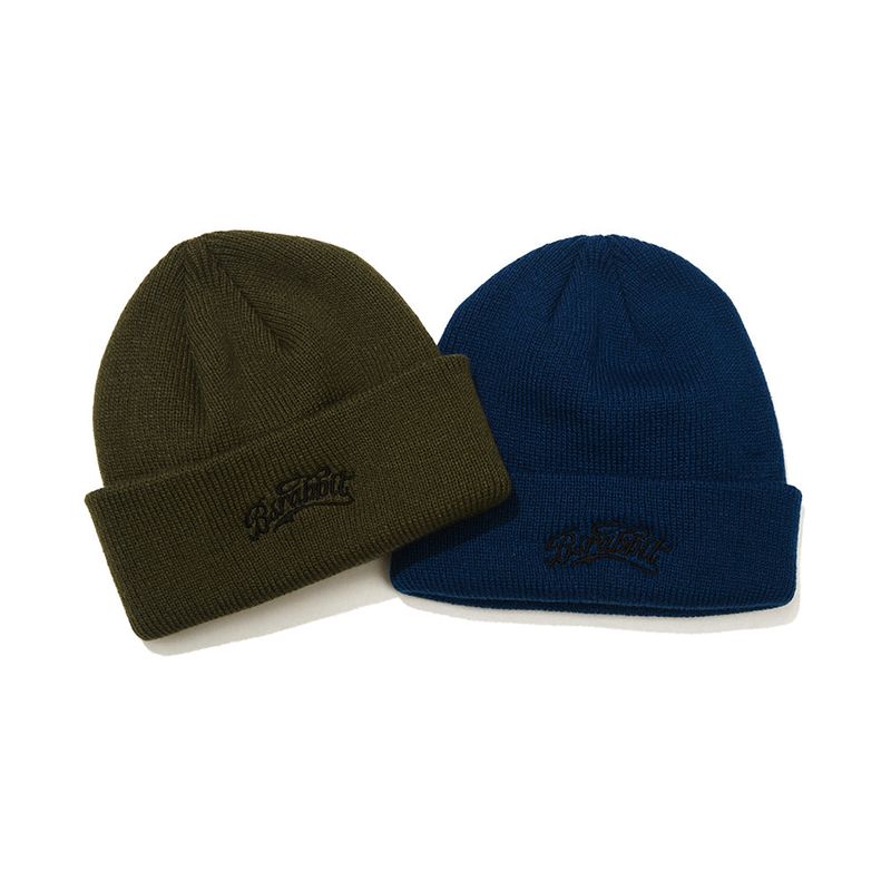 BSR2223FWBN044 ARC LOGO BEANIE BLUE
