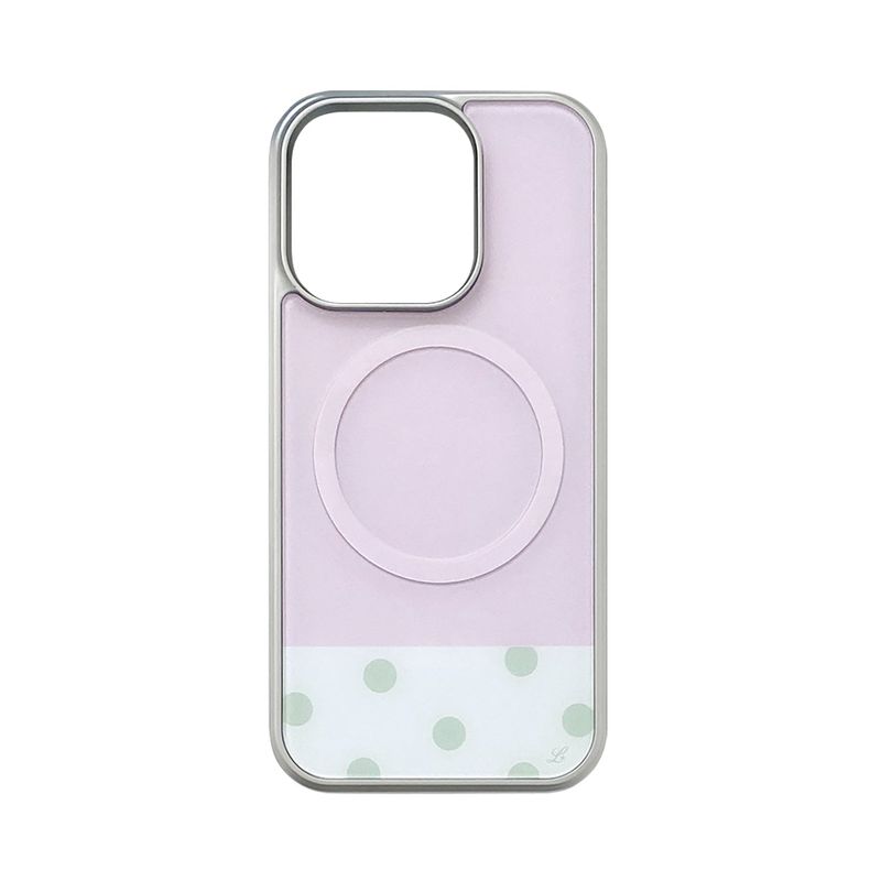 LOVD（ラブド）の「[MADE] [+MagSafe] スイートピーフォーンケース(グラスシルバーバンパー)（スマホグッズ/小物）」