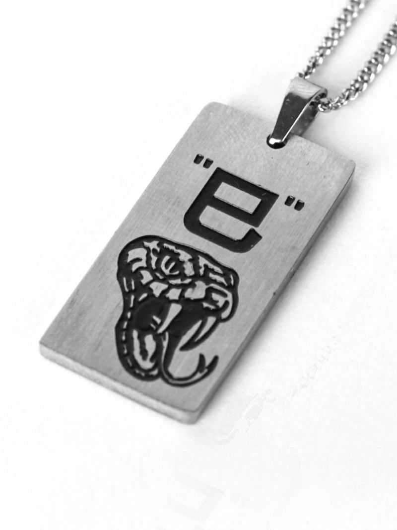 SQUARE SNAKE CHAIN NECKLESS (SURGICAL STEEL)