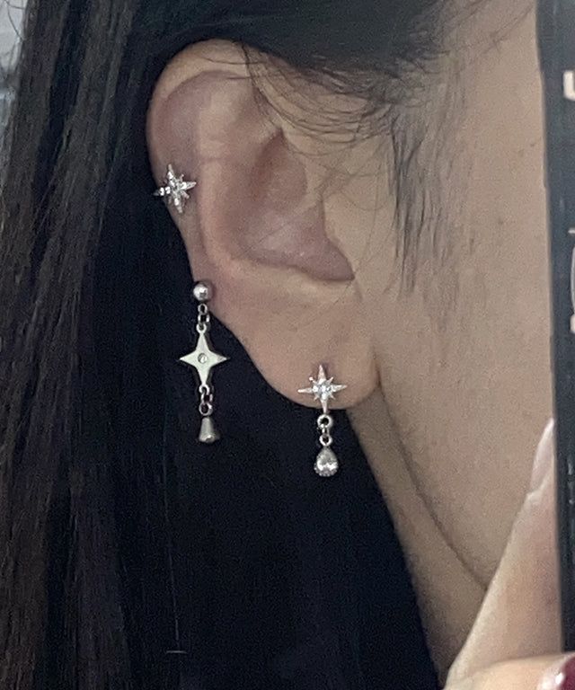 water drop point piercing