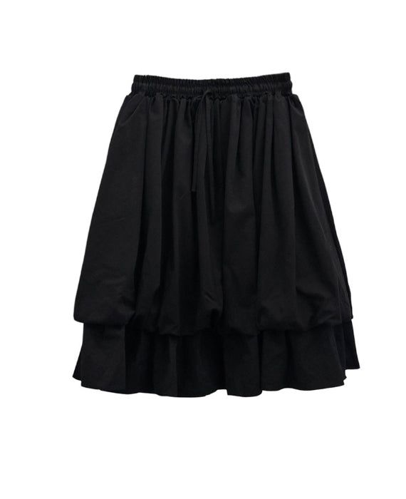 Lilum Balloon Tiered Midi Skirt