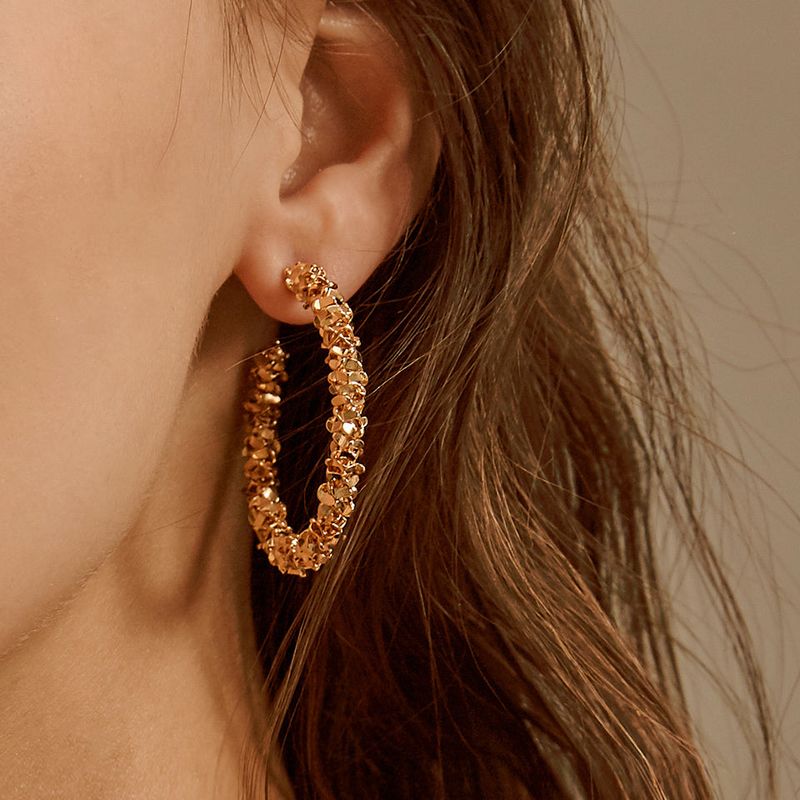 Hei（ヘイ）の「グリームフープピアス / gleam hoop earring（Accessories）」