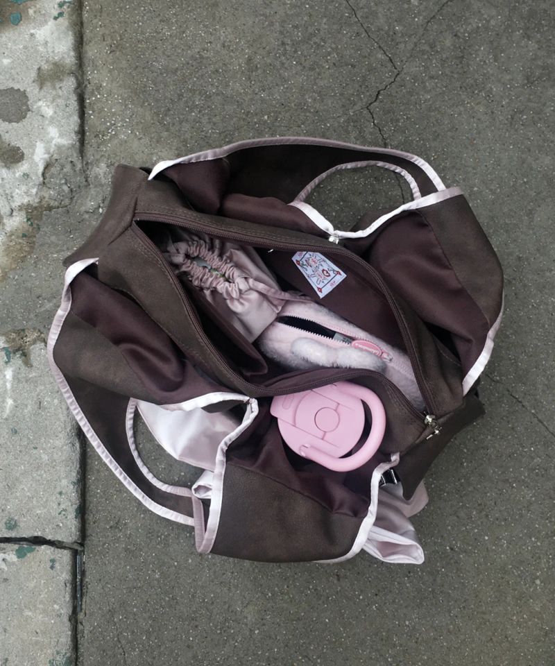 [Medium] Bow Shoulder Bag (Choco Pink)