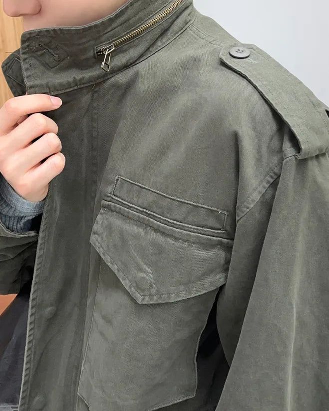 Rendered washed field jacket