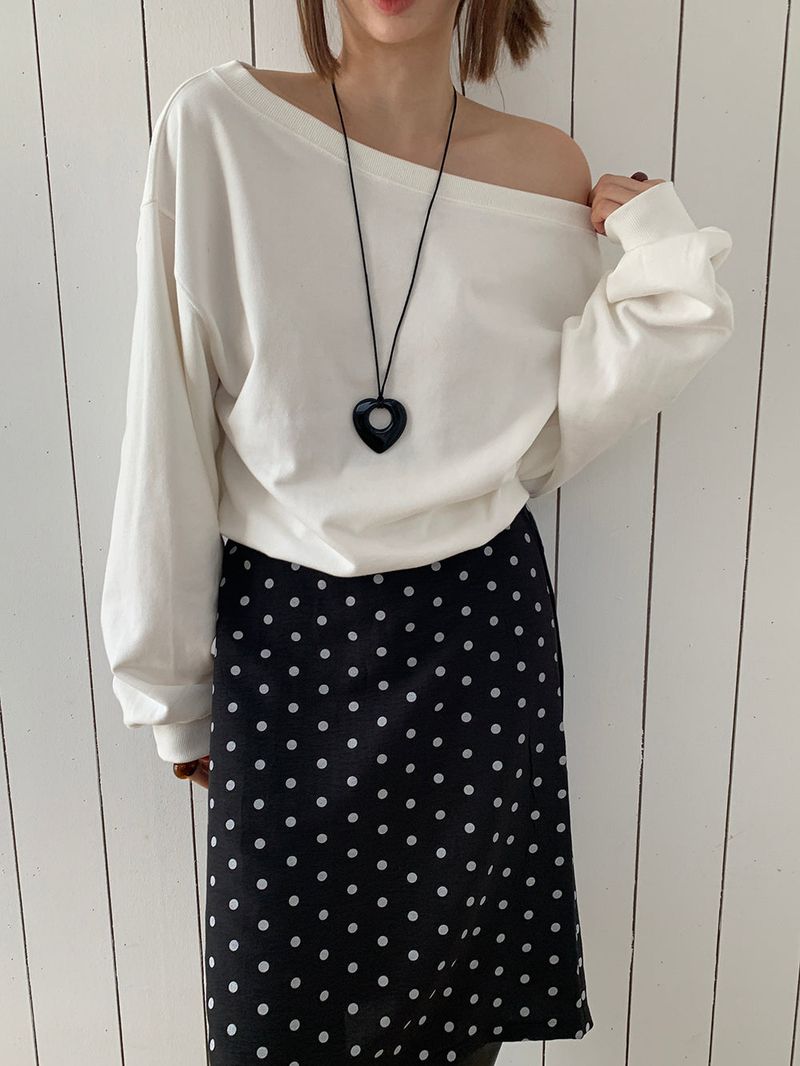[MADE] Polyton Dot Skirt