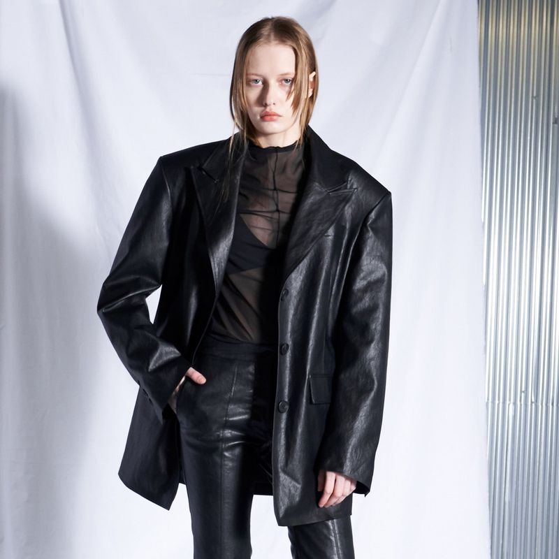 SPERONE（スペロネ）の「Over Crack Leather Blazer（Jackets/Outerwear）」