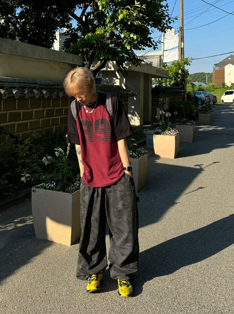 Camoufalge Carpenter Balloon Pants 2C