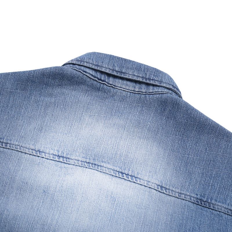 LMN Age Cooling Linen Denim Set-up Jacket (3 colors)