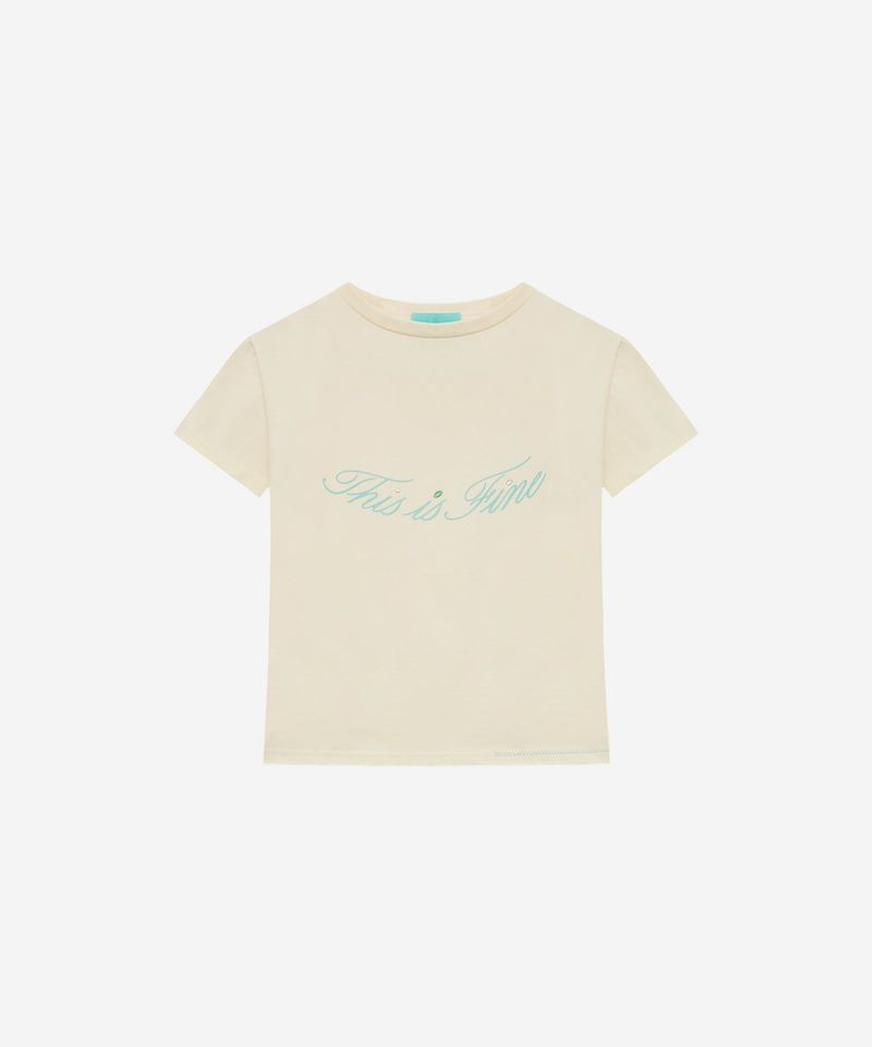 Cropped Signature Tee