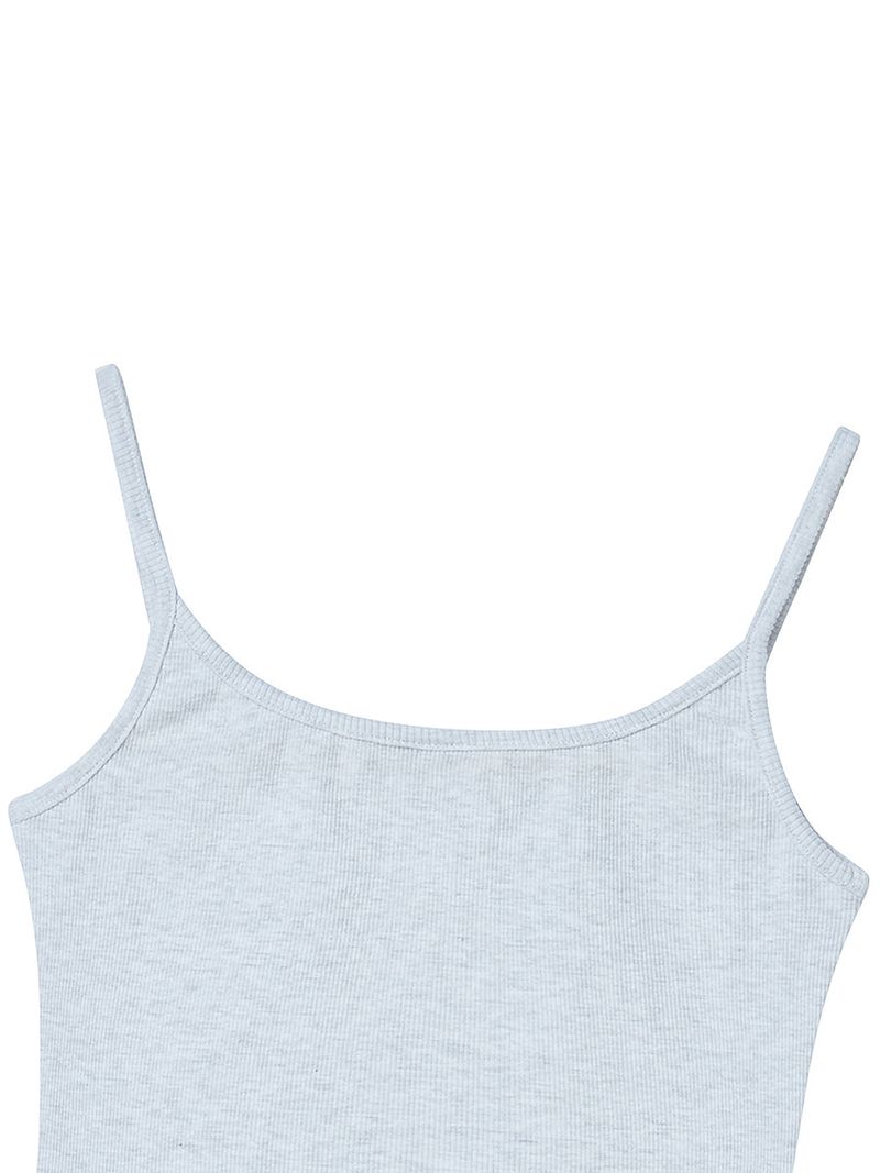 MOON SLEEVELESS HEATHER GREY
