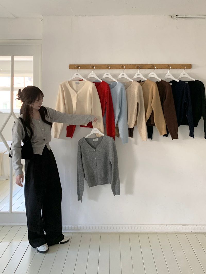 TRENDY APPAREL（トレンディー アパレル）の「[Planning] [MADE] Melive Wool Cardigan（Tops）」