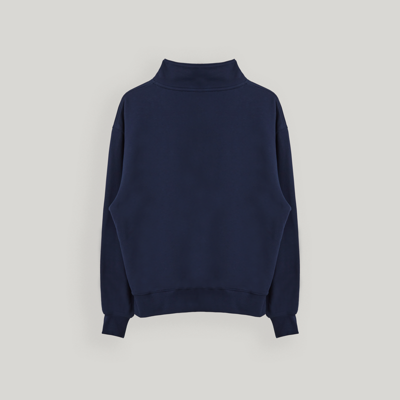 Navy Snap Sweatshirts