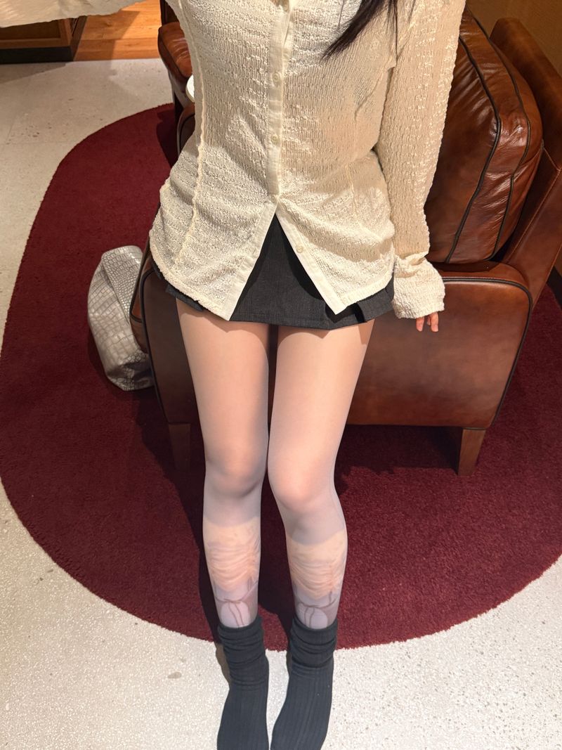 [Made] Half layered tights