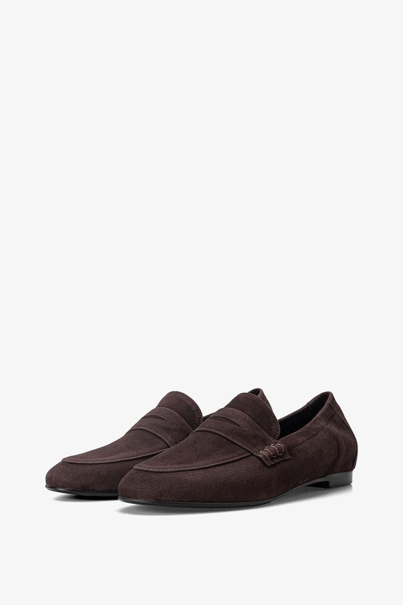 MODERN PENNY LOAFER IN CHOCOLATE BROWN