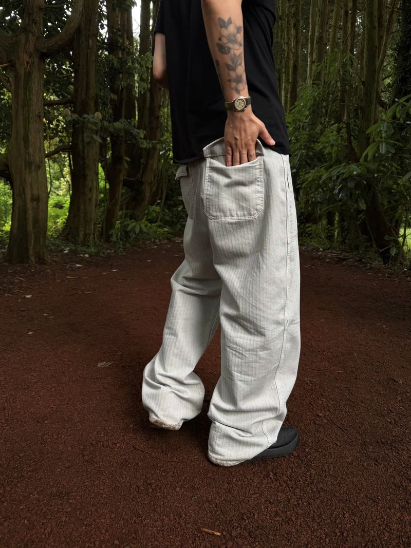 Basque-dyed Fatigue Wide Pants 3C