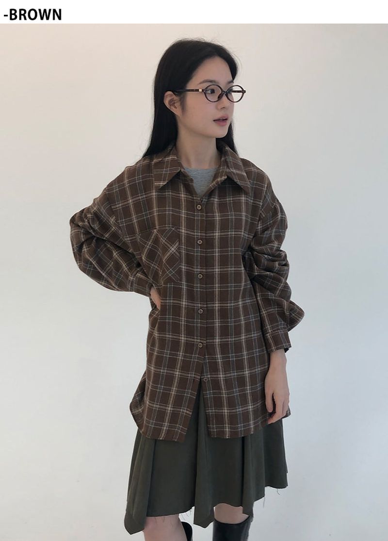 SLOW TWO-WAY CHECK SHIRT (2C)