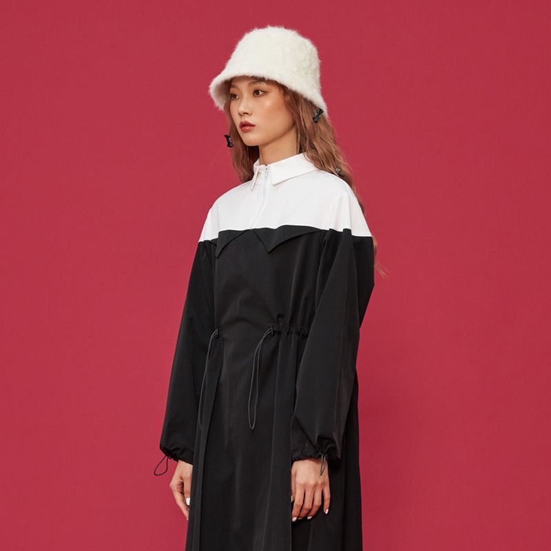 Trench One-piece [Black]