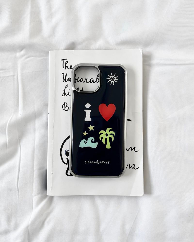 【MADE】 i ♥ summer phonecase (navy)