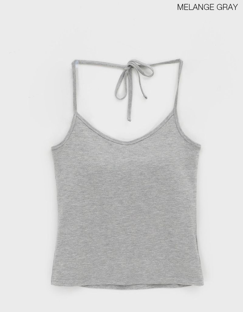 [MADE] Chico Halter String Sleeveless (Built-in Bra)