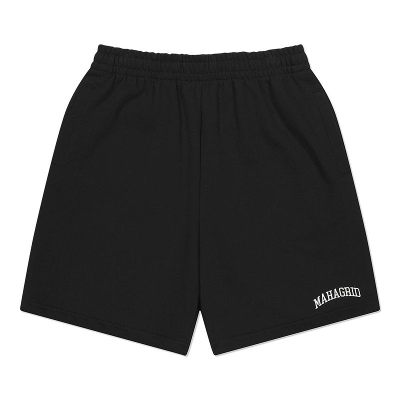 mahagrid（マハグリッド）の「バーシティロゴスウェットショートパンツ（パンツ）」