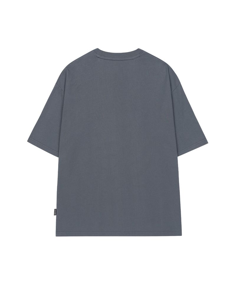 ヘブンセントスターホースグラフィックオーバーフィットTシャツ - マグネットグレー