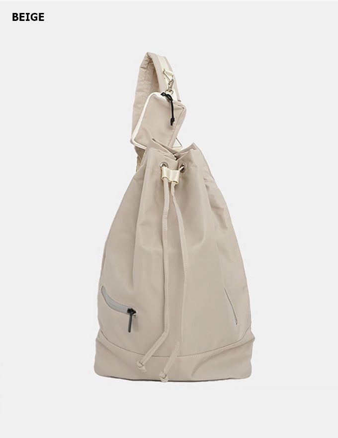 Mini Pouch String Bucket Bag