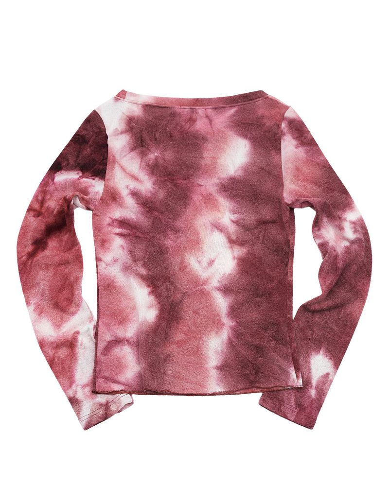 Tie dye Knit (BURGUNDY) WOMENS