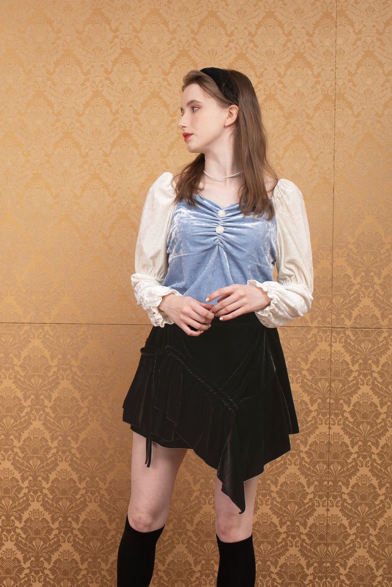 velvet sha blouse