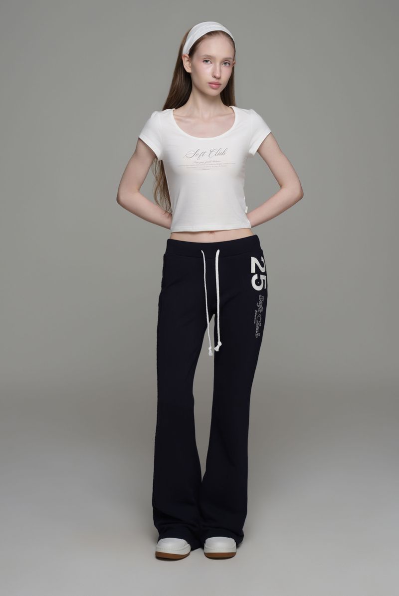 Soft Club signature top, Ivory
