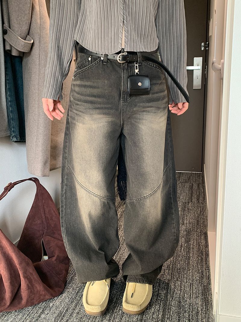 BIAS WIDE JEANS (2C)