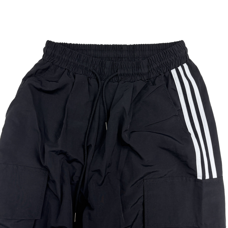 nylon track cargo pants