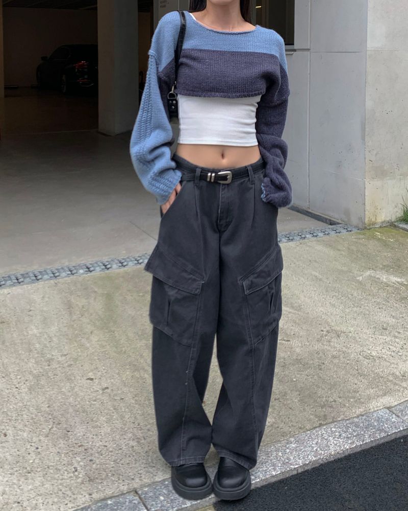 (Unisex) Oval cargo pants