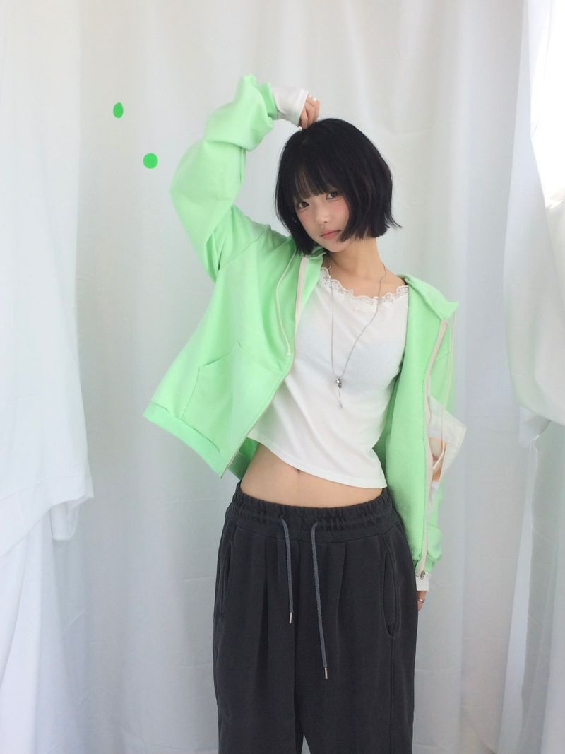 Feminine Flat Neck Long T-Shirt