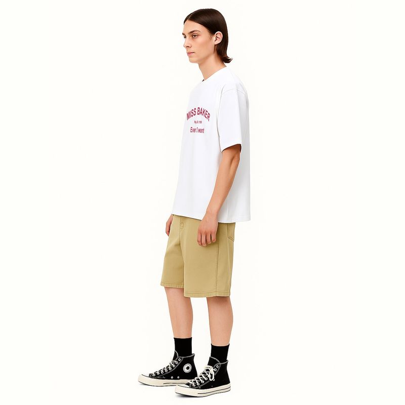アーチロゴチェーンニードルTシャツ ホワイト(MAN)