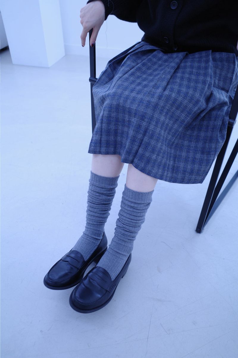Golji high knee socks (6color)