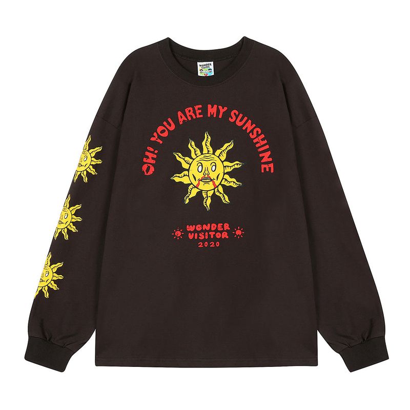 wonder visitor(ワンダービジター)の「Sun face L(Tops)」