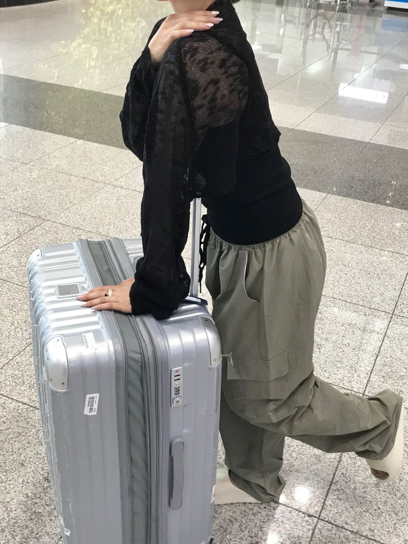 Daily nylon cargo pants